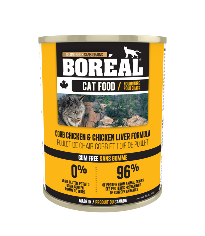 Boreal Cat Food Canned Cobb Chicken & Chicken Liver 369g (12pk)