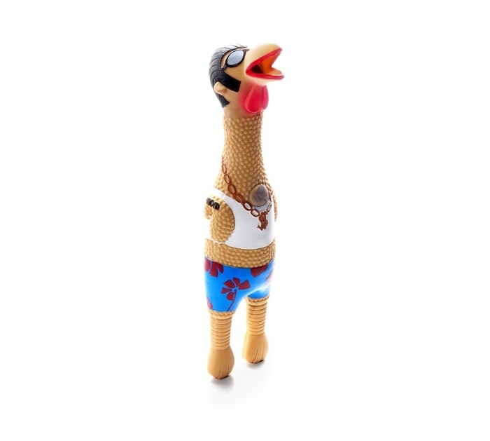 Charming Pet Squawkers Latex Rubber Chickens
