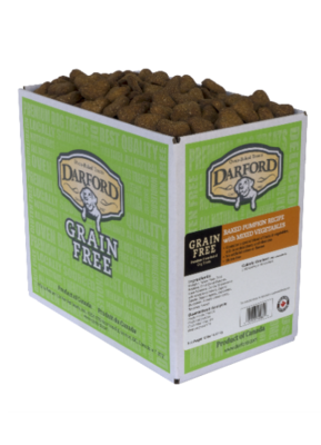 Darford Grain-Free Baked Pumpkin with Mixed Vegatables Dog Treats Bulk 454g Bags