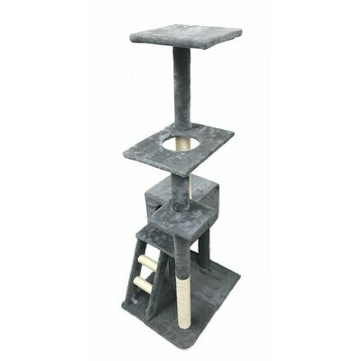 Burgham Scratch Post 4 Level Scratcher with Ladder 19 x 24 x 59"