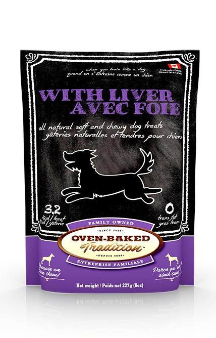 Oven-Baked Tradition Soft & Chewy Dog Treats Liver 227g