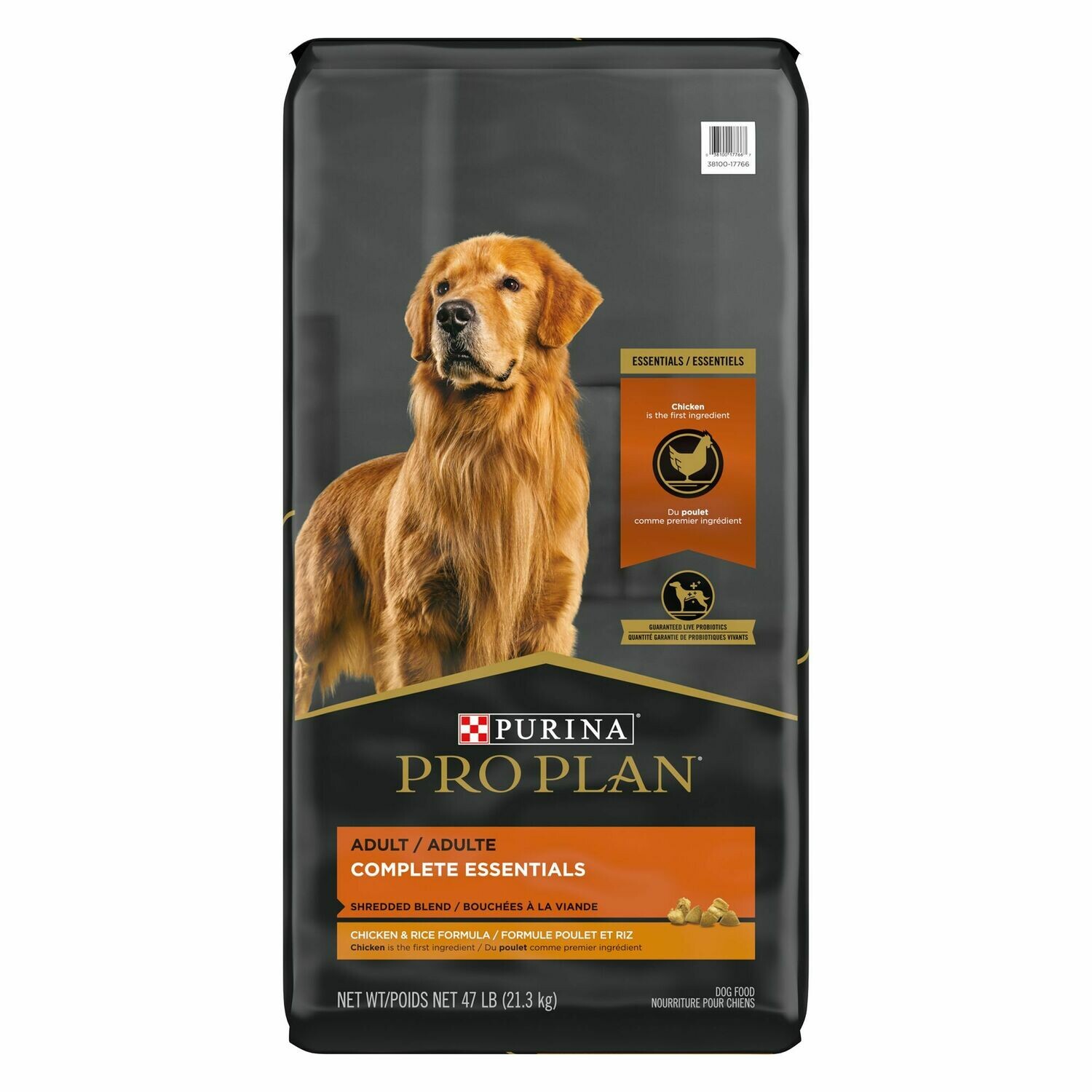 Purina Pro Plan Dog Food Adult Shredded Chicken & Rice 15.9kg