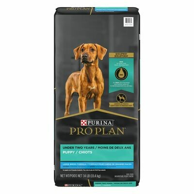 Purina Pro Plan Dog Food Large Breed Puppy Chicken & Rice 15.4kg