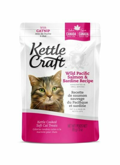 Kettle Craft Soft Cat Treats Wild Pacific Salmon & Sardine 85g