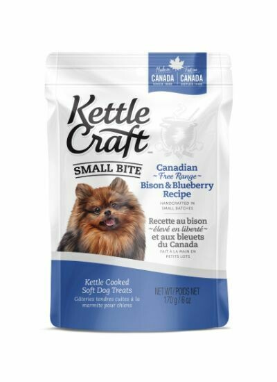 Kettle Craft Soft Dog Treats Bison & Blueberry