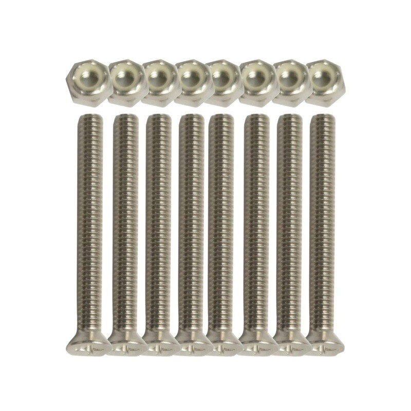 Kuranda Standard PVC Bed Screw & Nut Set (4 sets)