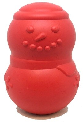 Sodapup Mutts Kick Butt Snowman Durable Rubber Chew Toy & Treat Dispenser L