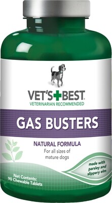 Vet's Best Gas Busters Chewable Tablets 90ct