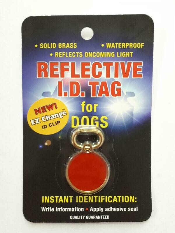 Coastal Reflective 1" Dog ID Tag
