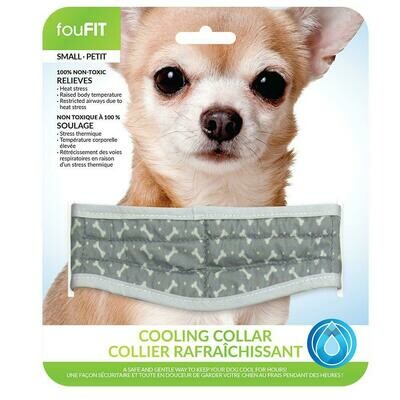 FouFit Cooling Collar for Dogs, Size: S Red