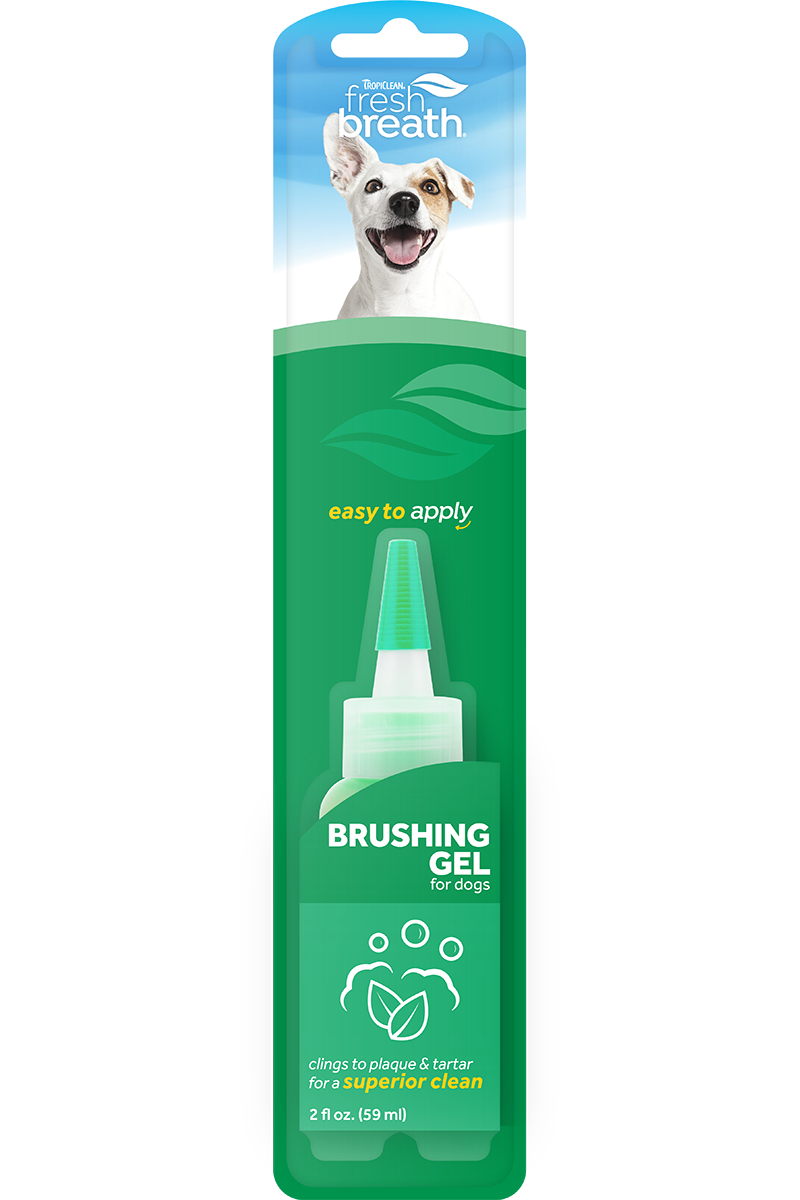 TropiClean Fresh Breath Dental & Oral Care Brushing Gel for Dogs 59ml
