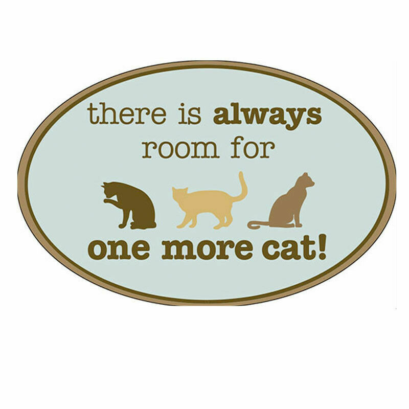 Car Magnet There is Always Room for One More Cat!