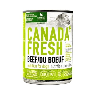 Canada Fresh Dog Food Canned Beef 369g (12pk)