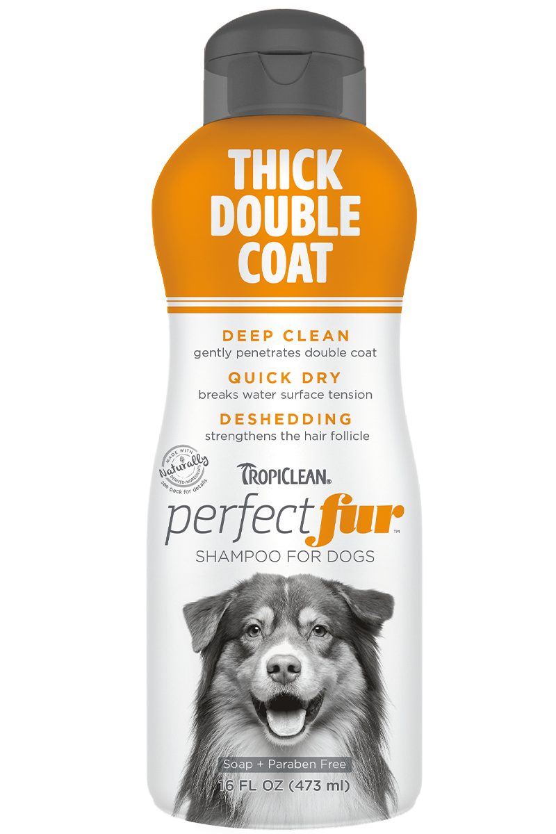 TropiClean PerfectFur Shampoo Thick Double Coat 473ml