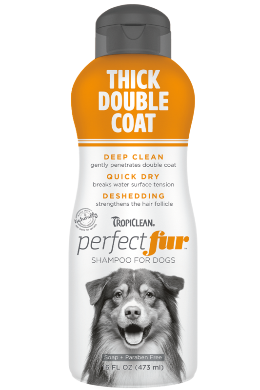 TropiClean PerfectFur Shampoo Thick Double Coat 473ml