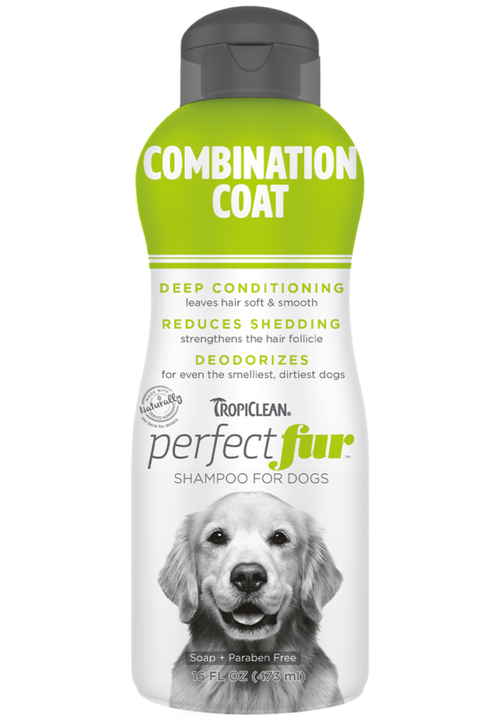 TropiClean PerfectFur Shampoo Combination Coat 473ml