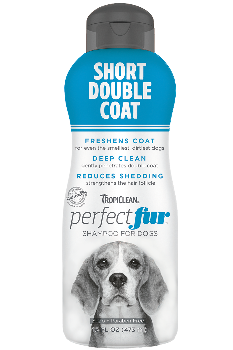 TropiClean PerfectFur Shampoo Short Double Coat 473ml