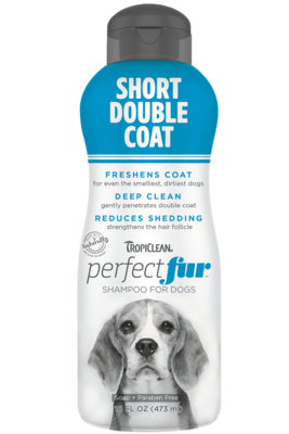 TropiClean PerfectFur Shampoo Short Double Coat 473ml