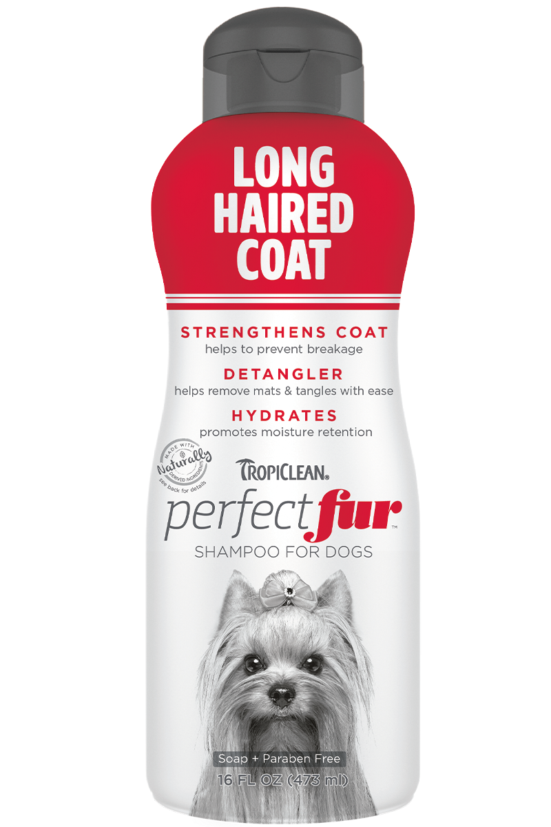 TropiClean PerfectFur Shampoo Long Haired Coat 473ml