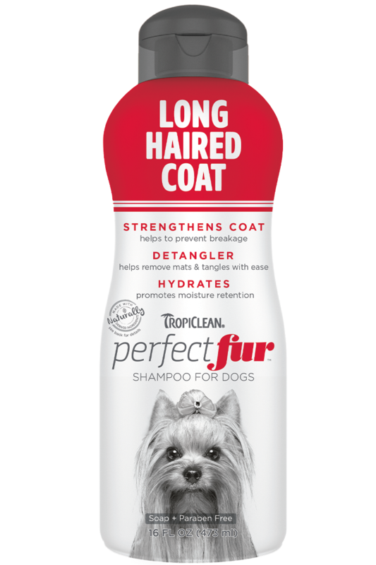 TropiClean PerfectFur Shampoo Long Haired Coat 473ml