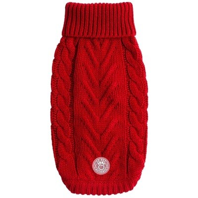 GF PET Chalet Sweater Red