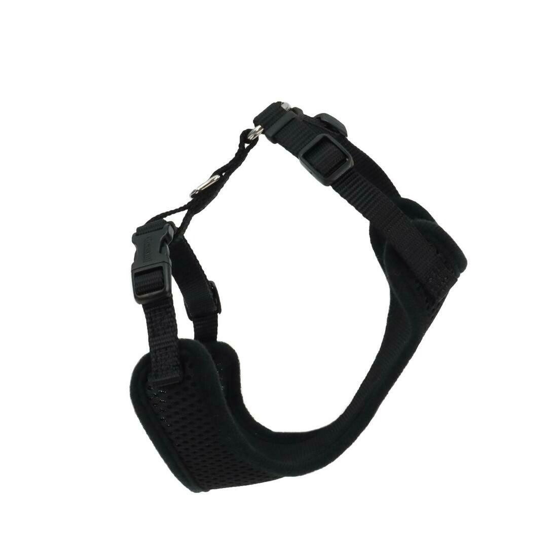 Coastal Comfort Soft Adjustable Cat Harness, Colour: Black