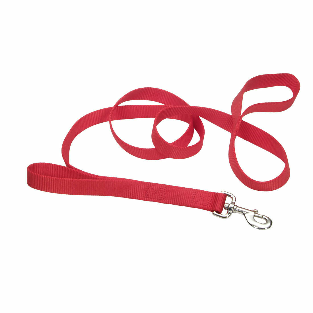 Coastal Loops 2 Double Handle Leash 6', Colour: Red