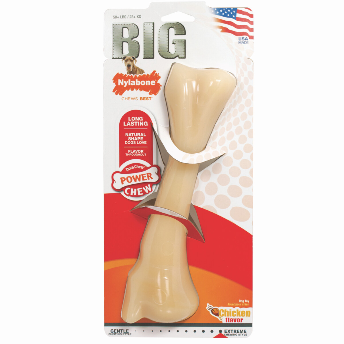 Nylabone Power Chew Monster Bone Big Dog Chew Toy