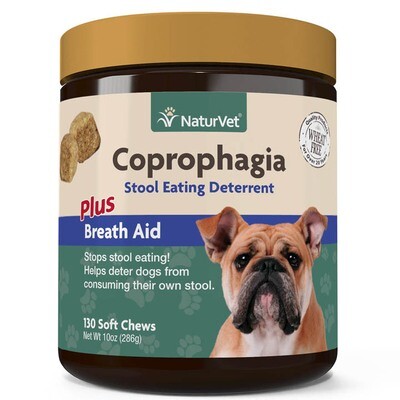 NaturVet Corophagia Stool Eating Deterrent Soft Chews 130ct