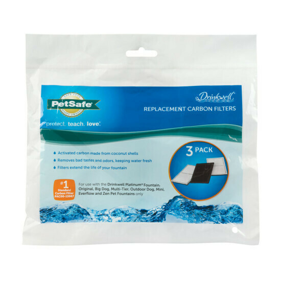 PetSafe Drinkwell Charcoal Replacement Filters 3pk