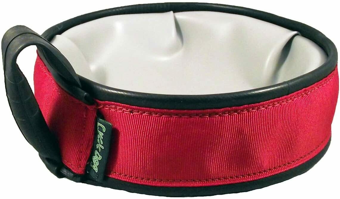 Cycle Dog Trail Buddy Collapsible Travel Bowl, Colour: Red