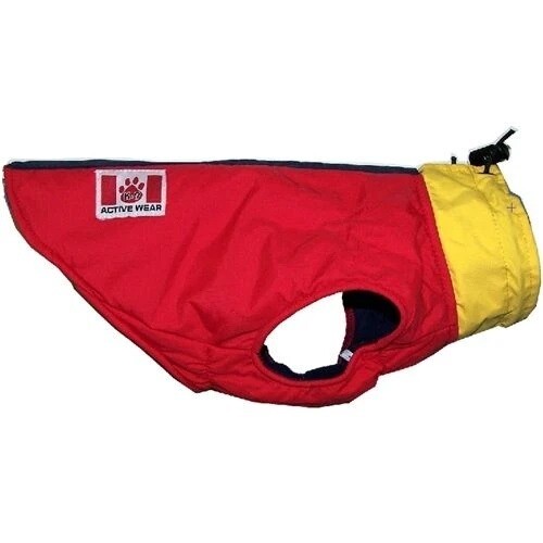 K9 Activewear Nylon Windbreaker Dog Coat, Size/Colour: Mini Red