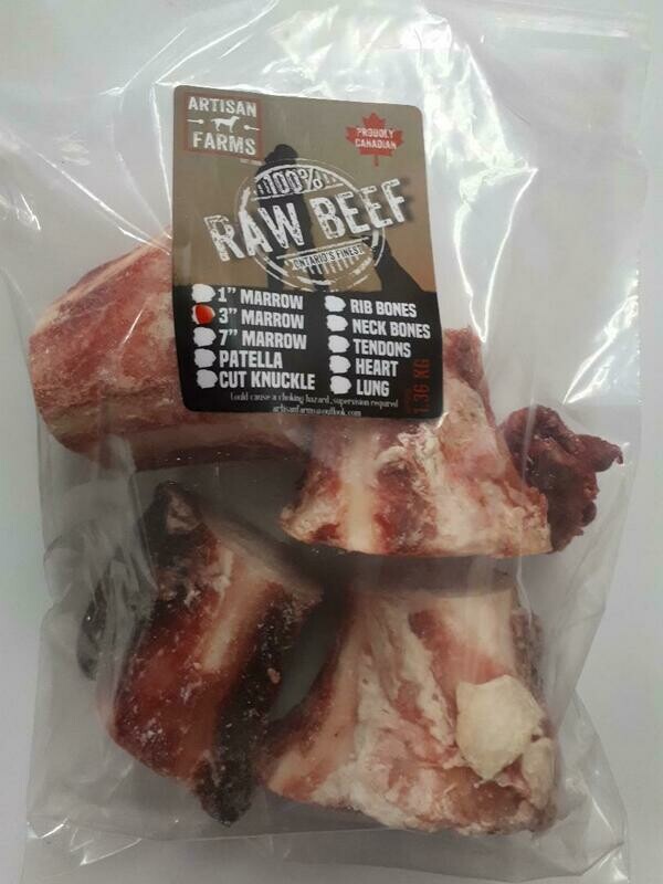 Artisan Farms Raw Marrow Bones 3lb/1.4kg