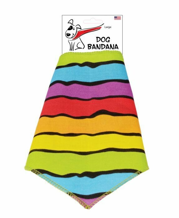 Bandanas Unlimited Rainbow Sunset Stripes Bandana L 29"