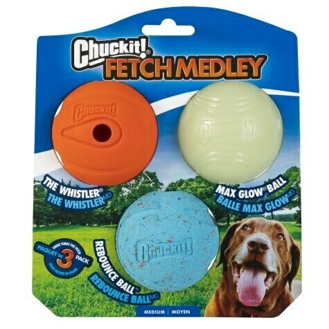 Chuckit! Fetch Medley Variety M 3pk