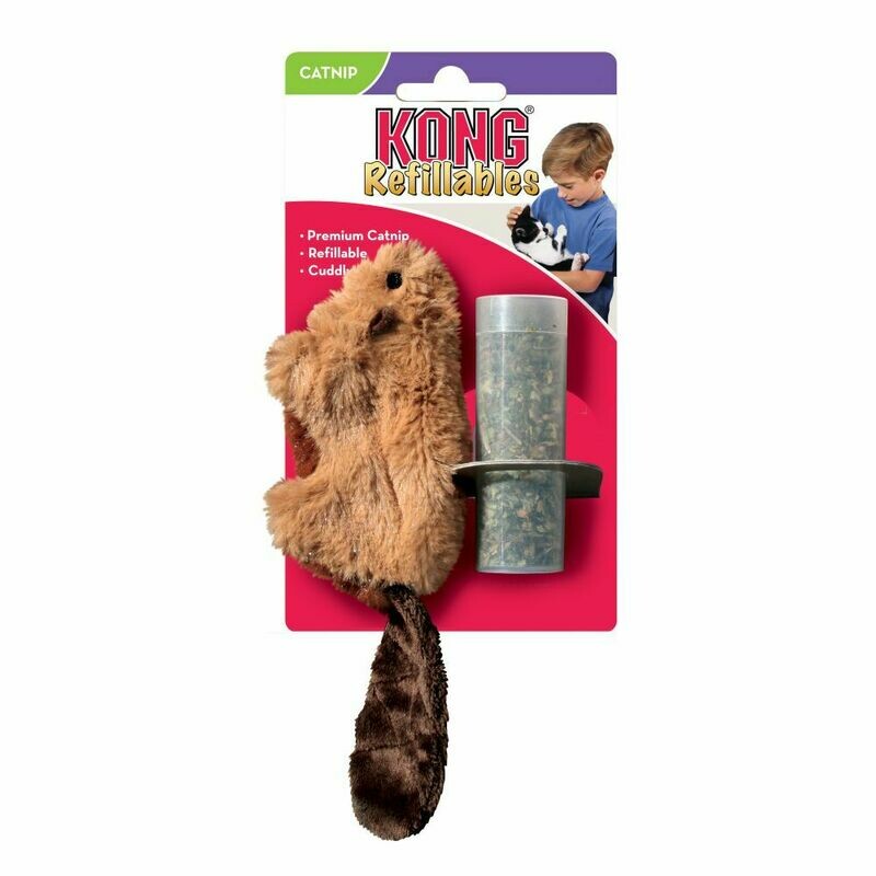 Kong Refillables Catnip Beaver
