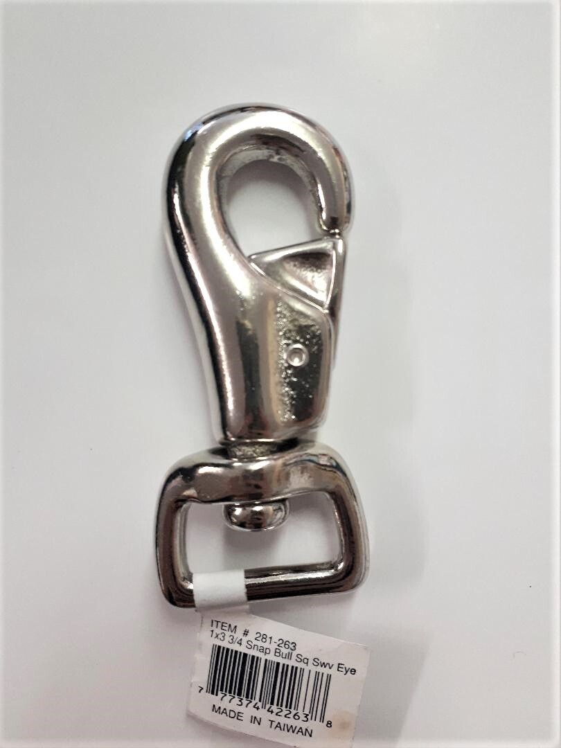 Kane Vet Supplies Bull Snap Clip with Square Swivel Eye 1 x 3.75"