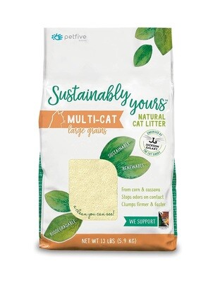 Sustainably Yours Multi-Cat Large Grains Litter