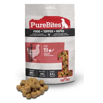 PureBites Freeze Dried Dog Food Topper Chicken 85g