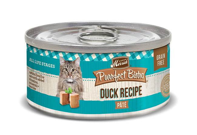 Merrick Purrfect Bistro Cat Food Duck Recipe 156g (24pk)