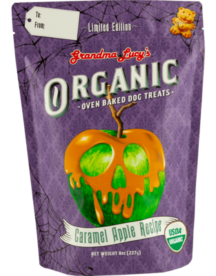 Grandma Lucy's Organic Oven Baked Dog Treats Caramel Apple Limited Edition 227g