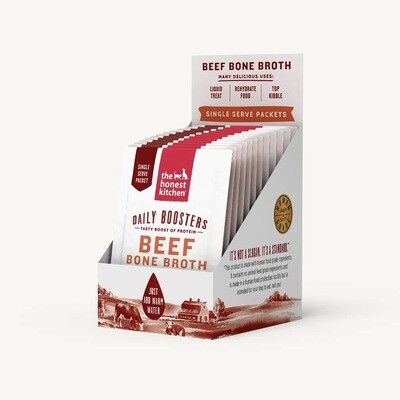 The Honest Kitchen Daily Boosters Instant Beef Bone Broth with Turmeric 3.5g