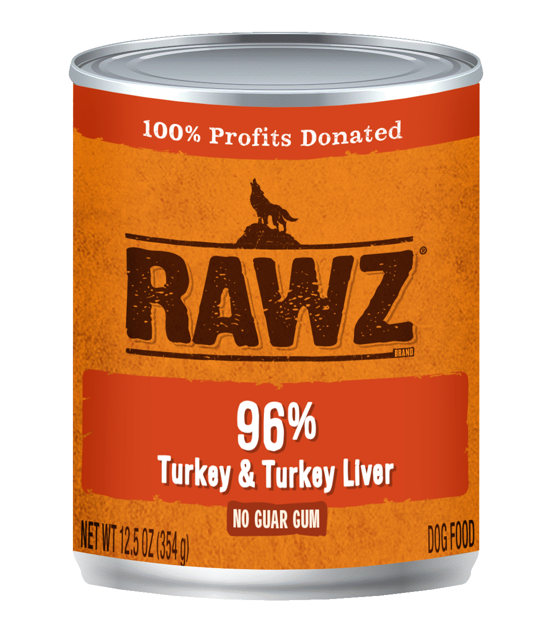 Rawz Dog Food Canned Turkey & Turkey Liver Pate 354g (12pk)