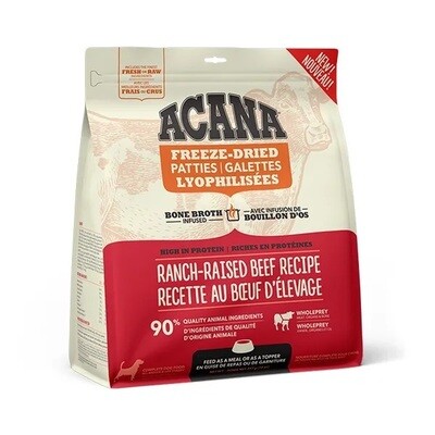 Acana Dog Food Freeze-Dried Patties Ranch-Raised Beef 397g