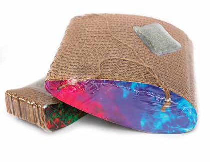 Cat Lures Light on Water Scratch Pad Tear Drop 11 x 8.5 x 3.5"