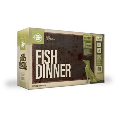 Big Country Raw Fish Dinner Carton 4lb