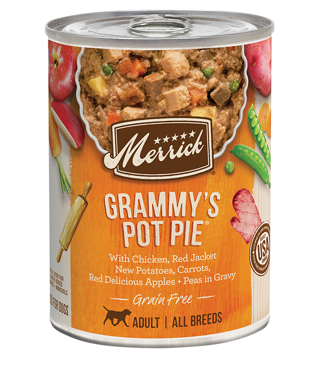 Merrick Classic Dog Food Canned Grammy's Pot Pie 360g (12pk)