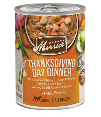 Merrick Classic Dog Food Canned Thanksgiving Dinner 360g (12pk)