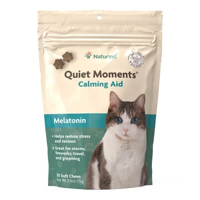 NaturVet Quiet Moments Calming Aid for Cats Soft Chews 50ct