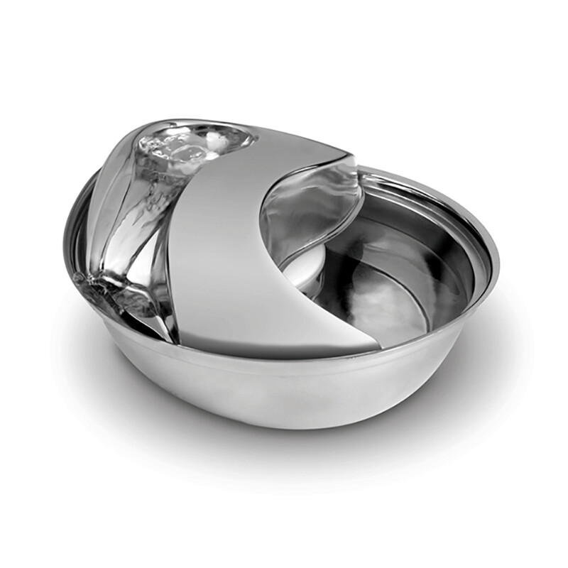 Pioneer Pet SmartCat Raindrop Premium Stainless Steel Pet Fountain 1.8L